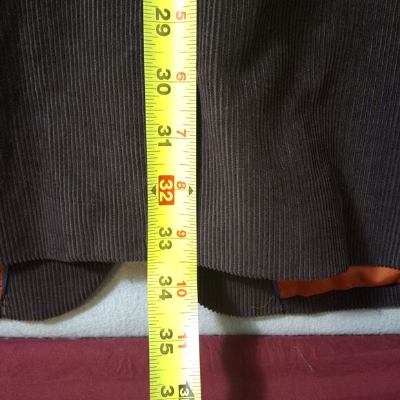 Tommy Hilfiger Corduroy Sport Coat Blazer Men’s 42R Espresso Brown Jacket - Picture 15 of 16